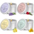 thumbnail image 2 of YILOSF-Scented Candles Set - 4 Pack Scented Candles Gift Set for Her, Birthday Mothers Day Inspirational Gift with Sayings - Aromatherapy Candles with Four Scents, 120H Burning 17.6 OZ, 2 of 4