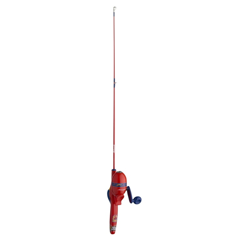 Shakespeare Spider-Man バスロッド Shakespeare Spiderman Fishing Pole Kit for Kids - Child's 2