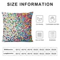 thumbnail image 5 of Orinice Colorful Confetti Falling Throw Pillow Cover  Wedding Festival Party Home Decor Pillowcas Square Cushion Cover for Sofa Bed Couch White, 5 of 5
