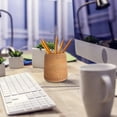thumbnail image 6 of Rattan Pencil Holder,Handmade Wicker Cup Makeup Brushes Holder, Boho Table Décor Cups Organizer Desk Organizer Makeup Brushes Holder, 6 of 17