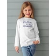 thumbnail image 2 of Follow Your Dreams Watercolors Long Sleeve Toddler -Image by Shutterstock,  3 Toddler, 2 of 4
