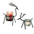 thumbnail image 2 of 2PCS Christmas Centerpieces for Tables, Fawn Candle Cup, Christmas Candle Cup Romantic Candlelight Dinner Props Dining Table Home Desktop Decoration Ornaments Candle, 2 of 9