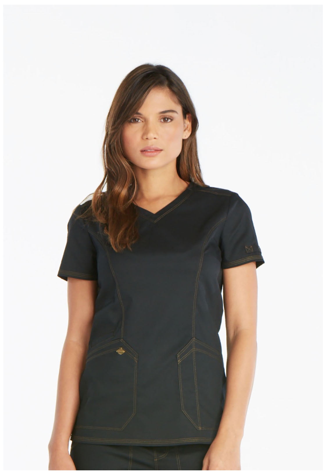 Dickies Essence Medical Scrubs Top for Women VNeck Plus Size DK803