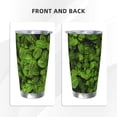 thumbnail image 3 of Easygdp Tiny Green Fern Leaves 20oz Stainless Steel Vacuum Insulated Double Wall Travel Tumbler, Durable Insulated Coffee Mug with Spillproof Lid-Without Straw, 3 of 8