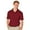 Burgundy, variant on BlueGeneration Men's Value Moisture Wicking S/S Polo - Graphite Medium Solid
