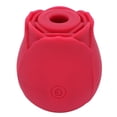thumbnail image 2 of Vibrador de succión de vagina con forma de rosa, estimulación del clítoris, masajeador de parte privada femenina para mujer, 2 of 8