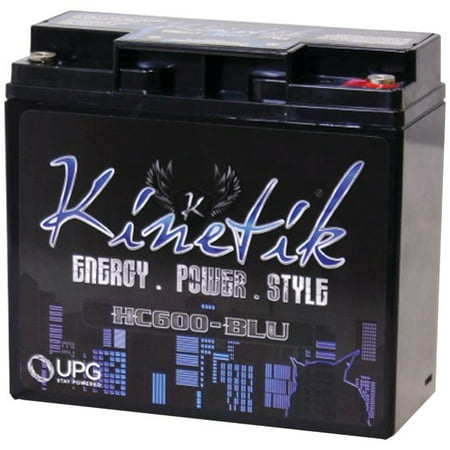 Kinetik 40921 HC BLU Series Battery Power Cells for the Ultimate Car Audio Experience (HC600, 600W, 18A-Hour Capacity, (Best Car Battery Review)