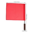 thumbnail image 2 of 3Pcs Multi-function Field Events Referee Flags Handheld Racing Flags Road Signal Flags, 2 of 6