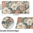 thumbnail image 2 of Japanese Floral XXL Mouse Pad - 35.4x15.7 Inch Minimalist Aesthetic Art White Coral Pink Flower, Extended Large Gaming Mousepad, Non-Slip Rubber Base, Stitched Edges, Home Office, 2 of 6