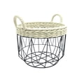 thumbnail image 1 of hometrends Wire Basket with Woven Rope Small, 1 of 1