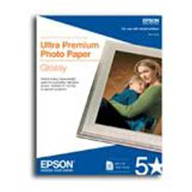 Epson S041945 Epson Ultra Premium Photo Paper 5 in. x 7 in. Glossy Bright White Walmart