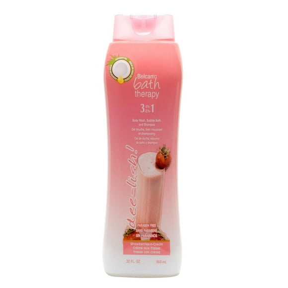 Belcam Bath Therapy 3-en-1 Gel douche, Bain moussant et Shampooing