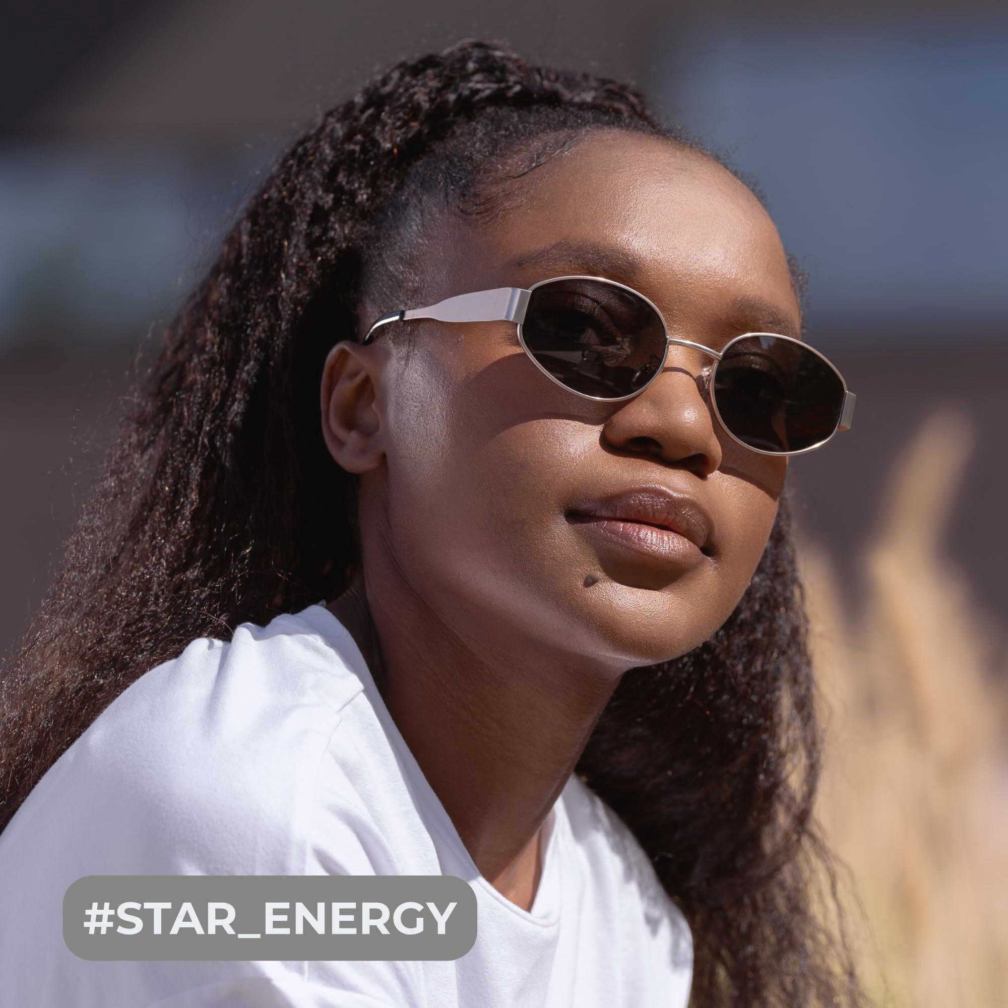 livho Oval Trendy Polarized Sunglasses Women Men, Retro Sun Glasses for Women Men 2025, Vintage Classic UV Protection Shades