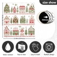 thumbnail image 5 of Yayeee Magnetic Dishwasher Cover for The Front Decoration Home Kitchen Machine Sticker Protector, Red Christmas House, 5 of 6