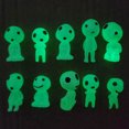 thumbnail image 1 of Muyoka Accesorios de jard铆n de hadas que brillan en la oscuridad, 谩rbol, elfos, decoraci贸n de jard铆n, fantasma luminoso en miniatura, kit de 10 piezas para micro gnomos de paisaje, decoraci贸n de jard, 1 of 7