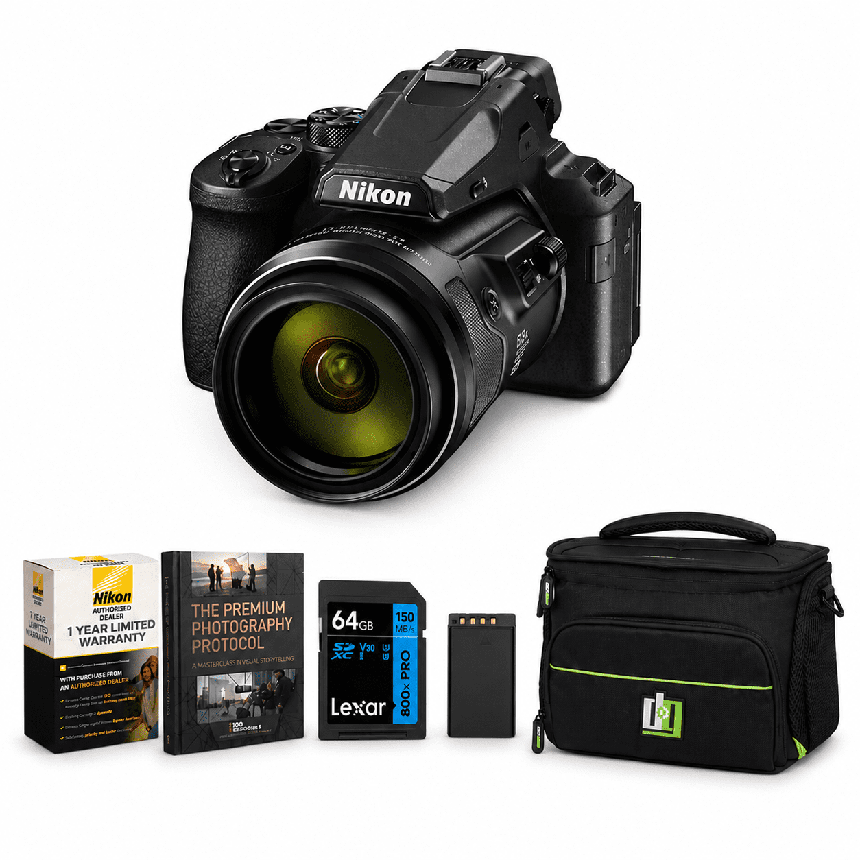 Nikon Coolpix P510 16.1 Megapixel Bridge Camera, Black - Walmart.com