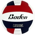 thumbnail image 1 of Baden LEXUM Ballon de Volleyball Intérieur en Microfibre - Ballon de Jeu Officiel Approuvé par la NFH, Rouge/blanc/marine, 1 of 5