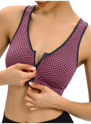 Xmarks Front Closure Bras for Women Wirefree - Ultra-Soft and Breathable  Smoothing Push up Soft Tank Top Bra