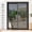 Black-Standard side open, variant on Magnetic Screen Door, Side Opening, Fits 60 x 80 Inch Door, Reinforced Fiberglass Mesh, Magnetic Closure, Fits Front, Back, Patio, Sliding, French Doors, Gray