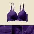 thumbnail image 6 of Womens Bras Underwire Push Up Bras for Women Lace Splice Lightly Lined Casual Everyday Underwear Tshirt Bra, 6 of 6