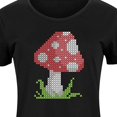 thumbnail image 3 of Instant Message - Cross Stitch Mushroom - Women's Any Way Dress, 3 of 7