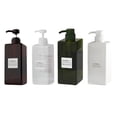 thumbnail image 4 of Summark Rectangular Refillable Bottle Press Type For Cosmetic Shampoo Shower Gel 250/450/650ML, 4 of 5