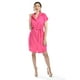 thumbnail image 5 of Vestido camisero de lino Roman Fashion /Juvenil, 2336 (Fiusha) fucsia CH, 5 of 5