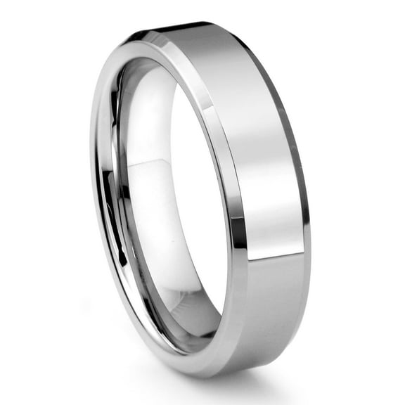 Andrea Jewelers 6MM Tungsten Carbide Men's Wedding Band Ring Sz 10.0