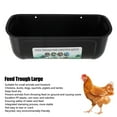 thumbnail image 4 of Haofy Large Chicken Feeder Trough with Clips Hanging Chicken Feeder Trough, Feeding Duck Goose Goat Sheep Dog for Livestock Feeding Container Waterer Bucket, 4 of 7