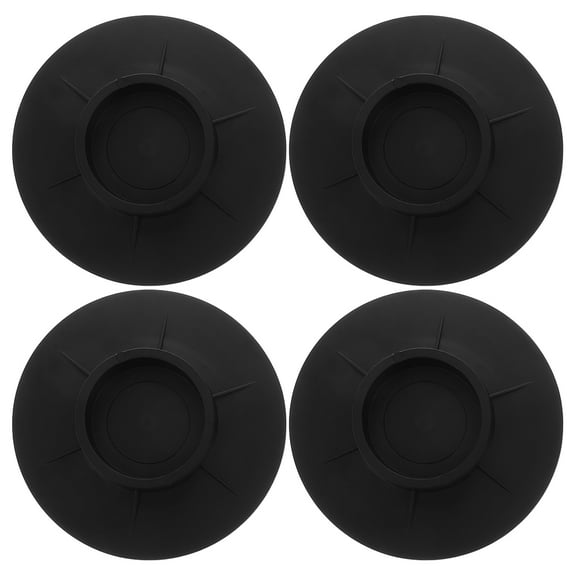 4 Pcs Washer Machine Anti Vibration Pads Dampers for Washing Black
