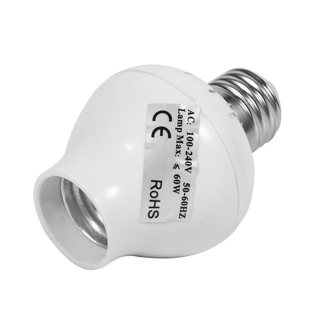 Screw Bulb Adapter, Lightweight Motion Sensor Light Socket, For Led