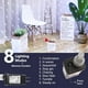 thumbnail image 2 of Luces de red decorativas LED 360 de 12 pies x 5 pies, 8 modos de malla de bajo voltaje Luces navideñas de hadas para árboles de Navidad, arbustos, bodas, jardín, exterior, decoración interior (blanco) Adepaton CJWUS-2092, 2 of 7
