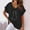 001 Black, variant on Womens Cute Animal Print T-Shirts Loose Fit V-Neck Short Sleeve Tunic Tops Comfort Lightweight Blouses
