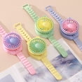 thumbnail image 4 of Portable Mini Fan Summer Watch Fan AM4 Battery Operated Lightweight Small Pocket Fan for Office Outdoor Travel, 4 of 17