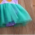 thumbnail image 5 of Sedceaty Baby Girls Summer Romper, Short Sleeve Round Neck Shell Printed Dress Jumpsuit, Multi-Layer Mesh One-piece TuTu Romper, 5 of 9