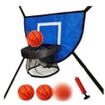 thumbnail image 2 of Adjustable Basketball Hoop Attachment for Trampoline - Family Fun Activity with Soft Frame, Inflator & Durable Rope Design for Indoor/Outdoor Use, 2 of 7