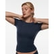 thumbnail image 5 of Remera INLYRIC Inbarely de Manga Ultra Corta Ajustada Azul XS, 5 of 7