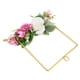 thumbnail image 4 of Corona de aro, corona colgante de flores artificiales, corona de flores falsas, corona colgante de flores artificiales construida para profesionales, 4 of 8