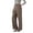 Brown, variant on Dress Pants for Women High Waisted Straight Leg Business Office Wide Leg Work Interview Suit Pants with Pockets