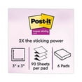 thumbnail image 2 of Pop-up 3 x 3 Note Refill, 3" x 3", Energy Boost Collection Colors, 90 Sheets/Pad, 6 Pads/Pack | Bundle of 2 Packs, 2 of 5