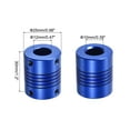 thumbnail image 2 of 5Pcs 12mm to 12mm Aluminum Alloy Shaft Coupling L30xD25 Flexible Coupler with Screws for Motors,Blue, 2 of 6