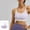 Purple, variant on Vetsdori Womens Wirefree Sports Bras Racerback Workout Bralette Padded,Lightweight Bras for Women Soft