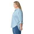 thumbnail image 2 of Gloria Vanderbilt Swan Series Women's Plus Amanda Oversized Shirt, Sizes 0X-4X, 2 of 5