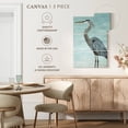 thumbnail image 5 of Elephant Stock Great Heron Wall Art - Vertical Multi Panel Canvas - Living Room Wall Decor - Animal Multi Panel - Blue And Gray Decor By Norman Wyatt Jr. - 36" x 57", 5 of 8