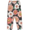 thumbnail image 7 of PISONIC Daisy Printed Women's Pajama Pants, Comfy Pajama Bottoms With Pockets&Drawstring, 7 of 7