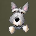 thumbnail image 3 of CafePress - Pocket Schnauzer Dark T Shirt - Men's Classic Graphic Cotton T-Shirt, 3 of 4