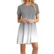 thumbnail image 1 of WILLBEST Vestidos Casuales para Mujer Cortos Vestidos Casuales de Verano para Mujer Vestidos de Verano de Manga Corta Vestidos Casuales Tipo Camiseta Faldas de Playa Mini Vestidos Extra Grande, 1 of 3