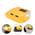 thumbnail image 4 of Dewalt Battery Converter with Bulb Controller Dual USB Charging  Power Failure Light, 4 of 9