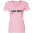 thumbnail image 3 of Inktastic Massage Therapists Hands Rub Women's V-Neck T-Shirt, 3 of 5