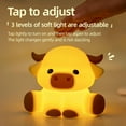 thumbnail image 5 of Cow Night Light for Ki-ds, Silicone Dimmable Touch Sensor Lamp for Nursery Bedroom, Christmas Gift for Bo-ys Gi-rls, 5 of 7